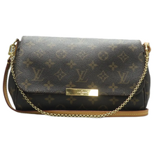 Load image into Gallery viewer, Louis Vuitton Favorite MM Monogram Canvas Satchel Bag Brown