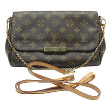 Load image into Gallery viewer, Louis Vuitton Favorite MM Monogram Canvas Satchel Bag Brown