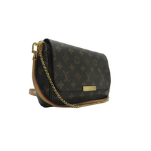 Load image into Gallery viewer, Louis Vuitton Favorite MM Monogram Canvas Satchel Bag Brown