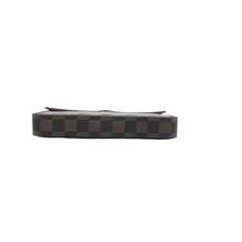Load image into Gallery viewer, LOUIS VUITTON Felicie Damier Ebene Canvas Shoulder Bag Brown