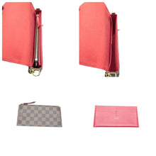 Load image into Gallery viewer, Louis Vuitton Felicie Damier Ebene Canvas Shoulder Bag Brown