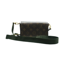Load image into Gallery viewer, Louis Vuitton Felicie Strap & Go W/P Monogram Canvas Shoulder Bag Brown