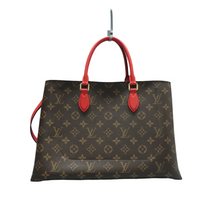 Load image into Gallery viewer, Louis Vuitton Flower Tote Monogram Canvas Satchel Bag Brown
