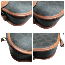 Load image into Gallery viewer, CELINE Folco Leather Shoulder Bag Brown