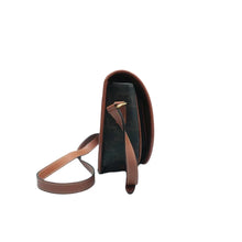 Load image into Gallery viewer, CELINE Folco Leather Shoulder Bag Brown