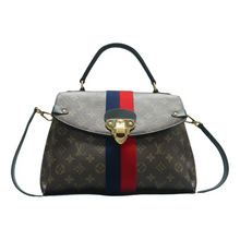 Load image into Gallery viewer, Louis Vuitton Georges Monogram Canvas Satchel Bag Brown