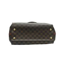 Load image into Gallery viewer, LOUIS VUITTON Greenwich Damier Ebene Canvas Satchel Bag Brown