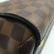Load image into Gallery viewer, LOUIS VUITTON Greenwich Damier Ebene Canvas Satchel Bag Brown
