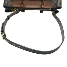 Load image into Gallery viewer, LOUIS VUITTON Greenwich Damier Ebene Canvas Satchel Bag Brown