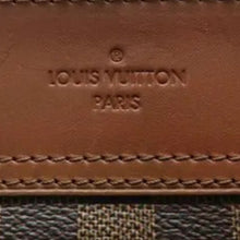 Load image into Gallery viewer, LOUIS VUITTON Greenwich Damier Ebene Canvas Satchel Bag Brown