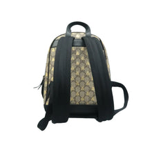 Load image into Gallery viewer, GUCCI GG Supreme Bee Canvas Backpack Bag Brown