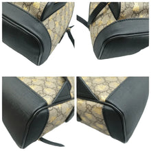 Load image into Gallery viewer, GUCCI GG Supreme Bee Canvas Backpack Bag Brown