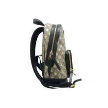 Load image into Gallery viewer, GUCCI GG Supreme Bee Canvas Backpack Bag Brown