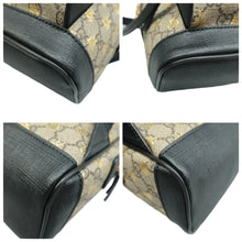Load image into Gallery viewer, GUCCI GG Supreme Bee Canvas Backpack Bag Brown