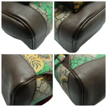 Load image into Gallery viewer, GUCCI GG Supreme Canvas Tiger Print Backpack Brown