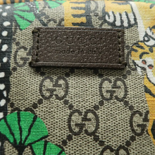 Load image into Gallery viewer, GUCCI GG Supreme Canvas Tiger Print Backpack Brown