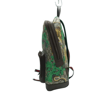 Load image into Gallery viewer, GUCCI GG Supreme Canvas Tiger Print Backpack Brown