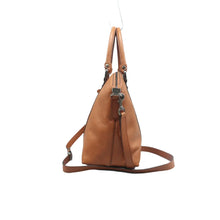Load image into Gallery viewer, Gucci Dome GG Convertible Pebbled Calfskin Medium Satchel Brown