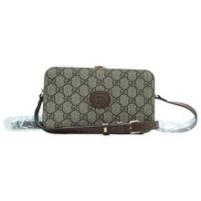 Load image into Gallery viewer, GUCCI GG Canvas Shoulder Bag Brown