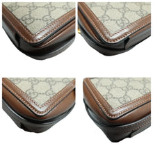 Load image into Gallery viewer, Gucci Clasp GG Supreme Canvas and Leather Crossbody Bag Beige/Brown