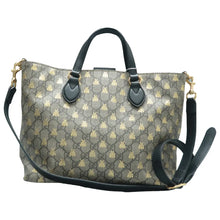 Load image into Gallery viewer, GUCCI Bee Canvas Satchel Bag Brown