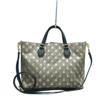 Load image into Gallery viewer, GUCCI Bee Canvas Satchel Bag Brown