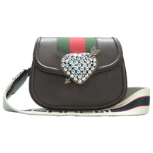 Load image into Gallery viewer, GUCCI Leather Shoulder Bag Brown
