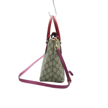 Load image into Gallery viewer, GUCCI GG Canvas Satchel Bag Brown