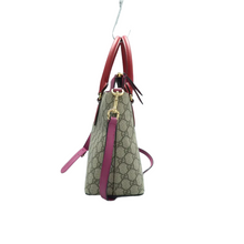Load image into Gallery viewer, GUCCI GG Canvas Satchel Bag Brown