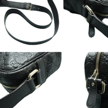 Load image into Gallery viewer, Gucci Leather Shoulder Bag Black