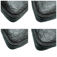Load image into Gallery viewer, Gucci Leather Shoulder Bag Black