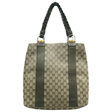 Load image into Gallery viewer, GUCCI Fabric Tote Bag Brown