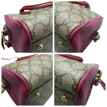 Load image into Gallery viewer, GUCCI Canvas Satchel Bag Bicolor