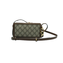 Load image into Gallery viewer, GUCCI Retro Canvas Shoulder Bag Brown