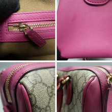 Load image into Gallery viewer, GUCCI Canvas Satchel Bag Bicolor