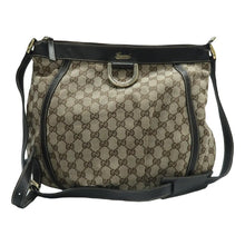 Load image into Gallery viewer, Gucci  Small D Gold Ring Monogram Messenger Bag Dark Brown