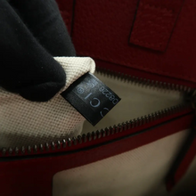 Load image into Gallery viewer, GUCCI Leather Satchel Bag Brown