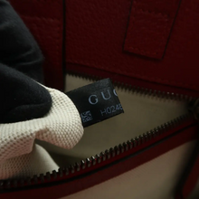 Load image into Gallery viewer, GUCCI Leather Satchel Bag Brown