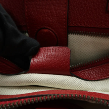 Load image into Gallery viewer, GUCCI Leather Satchel Bag Brown