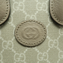 Load image into Gallery viewer, GUCCI Retro Canvas Satchel Bag Brown