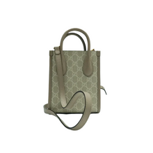 Load image into Gallery viewer, GUCCI Retro Canvas Satchel Bag Brown