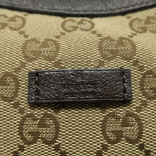 Load image into Gallery viewer, GUCCI Canvas Shoulder Bag Brown