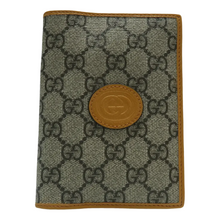 Load image into Gallery viewer, GUCCI Retro Canvas Passport Case Brown