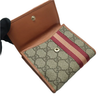 Load image into Gallery viewer, GUCCI Canvas Wallet Brown