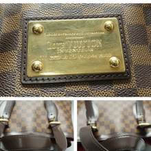 Load image into Gallery viewer, Louis Vuitton Hampstead Damier Ebene Canvas Shoulder Bag Brown
