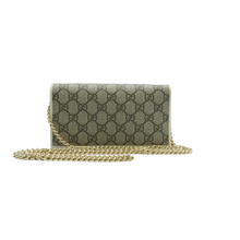 Load image into Gallery viewer, GUCCI Horsebit 1955 Canvas Shoulder Bag Brown