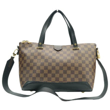 Load image into Gallery viewer, Louis Vuitton Hyde Park Leather Satchel Bag Brown