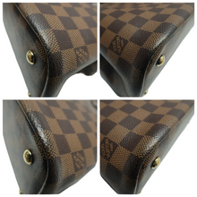 Load image into Gallery viewer, Louis Vuitton Kensington Damier Ebene Canvas Satchel Bag Brown