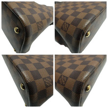 Load image into Gallery viewer, Louis Vuitton Kensington Damier Ebene Canvas Satchel Bag Brown