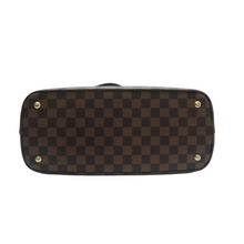 Load image into Gallery viewer, Louis Vuitton Damier Ebene Canvas Satchel Bag Brown